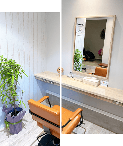 完全個室のプライベートサロン